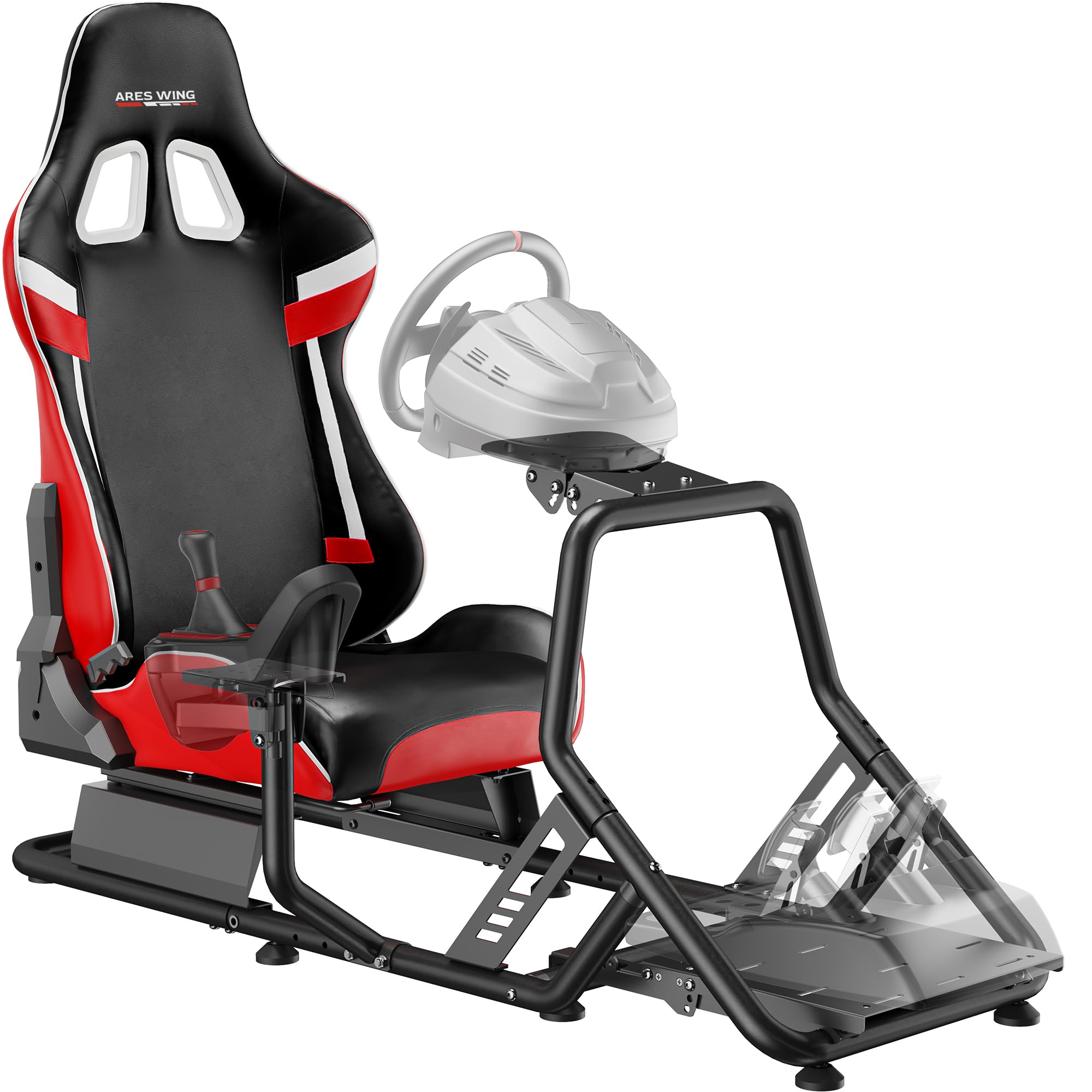 ARES WING Formula & GT Sim Racing Cockpit with Seat & Mount