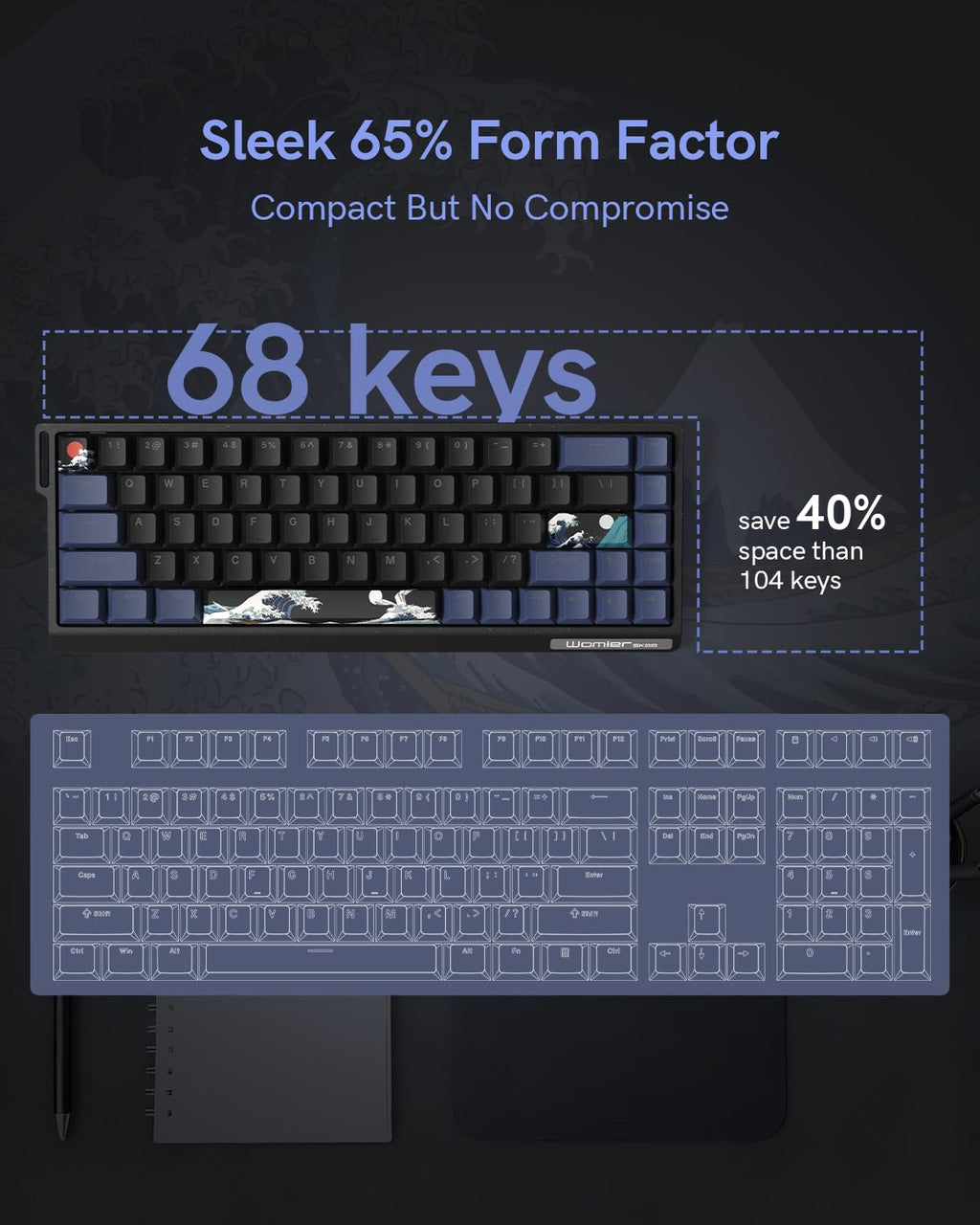 Typehaven SK68 65% Gaming Keyboard