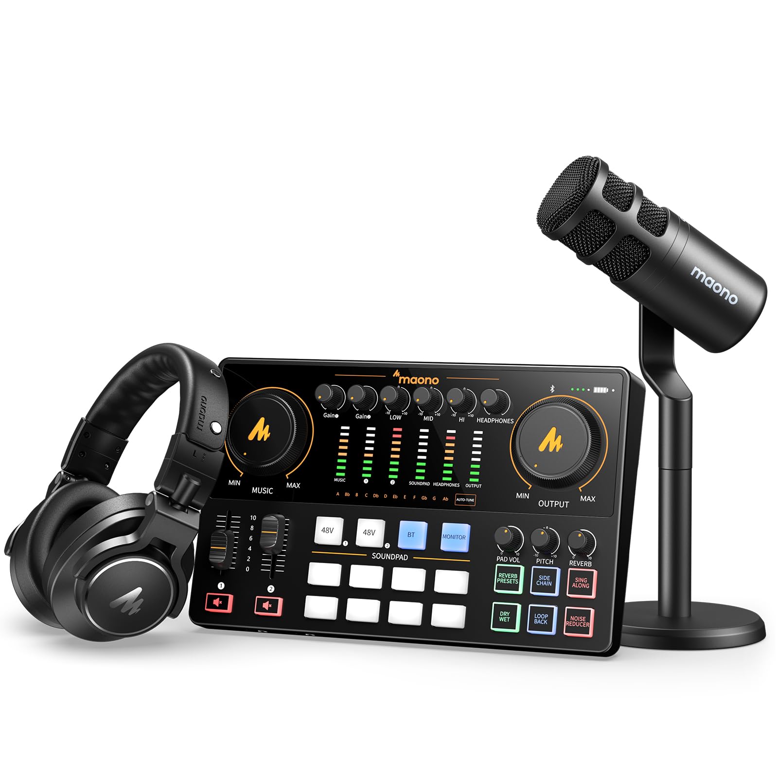 MAONO MaonoCaster E2 Gen2 Dual-XLR Podcast Audio Mixer