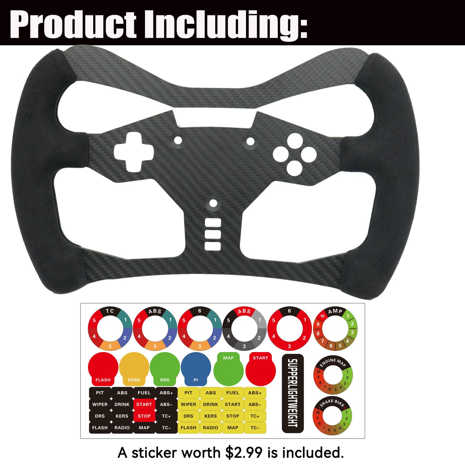 Obokidlyamor F1 Formula Racing Wheel for PXN V99
