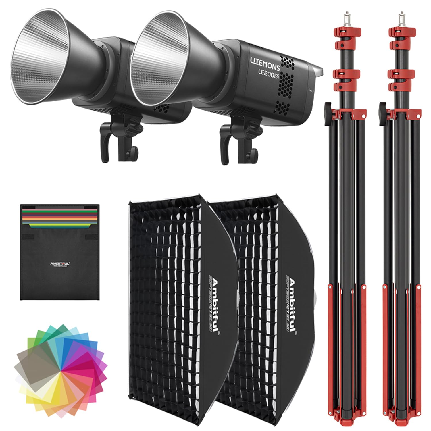 Godox LE200Bi Bi-Color LED Video Light for Streaming
