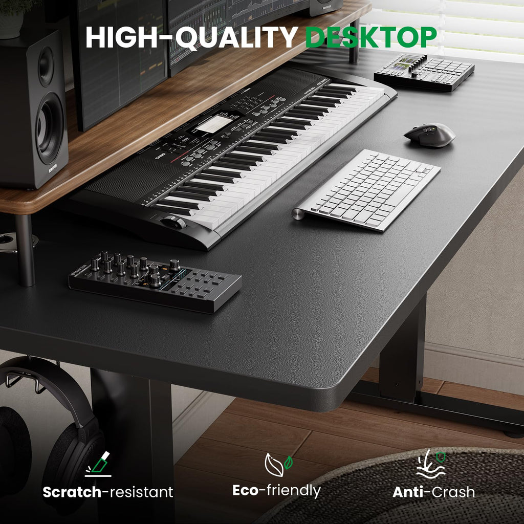 DeskShow 60-Inch Adjustable Electric Standing Desk