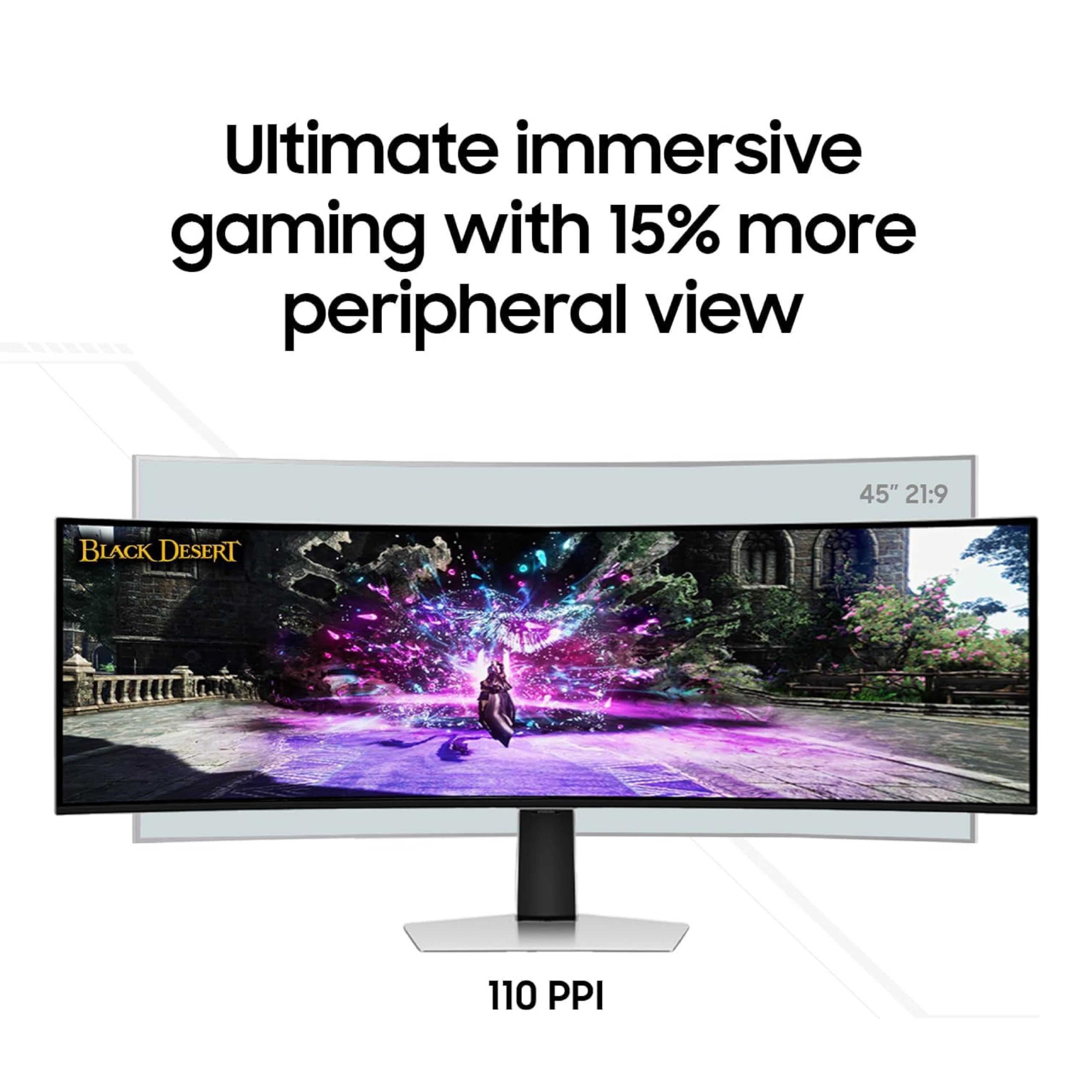Samsung 49-Inch Odyssey G93SC QD-OLED Gaming Monitor