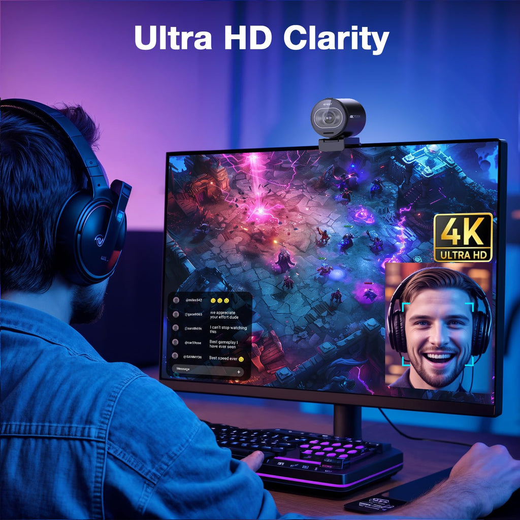 EMEET S600 Webcam for PC Streaming and Gaming