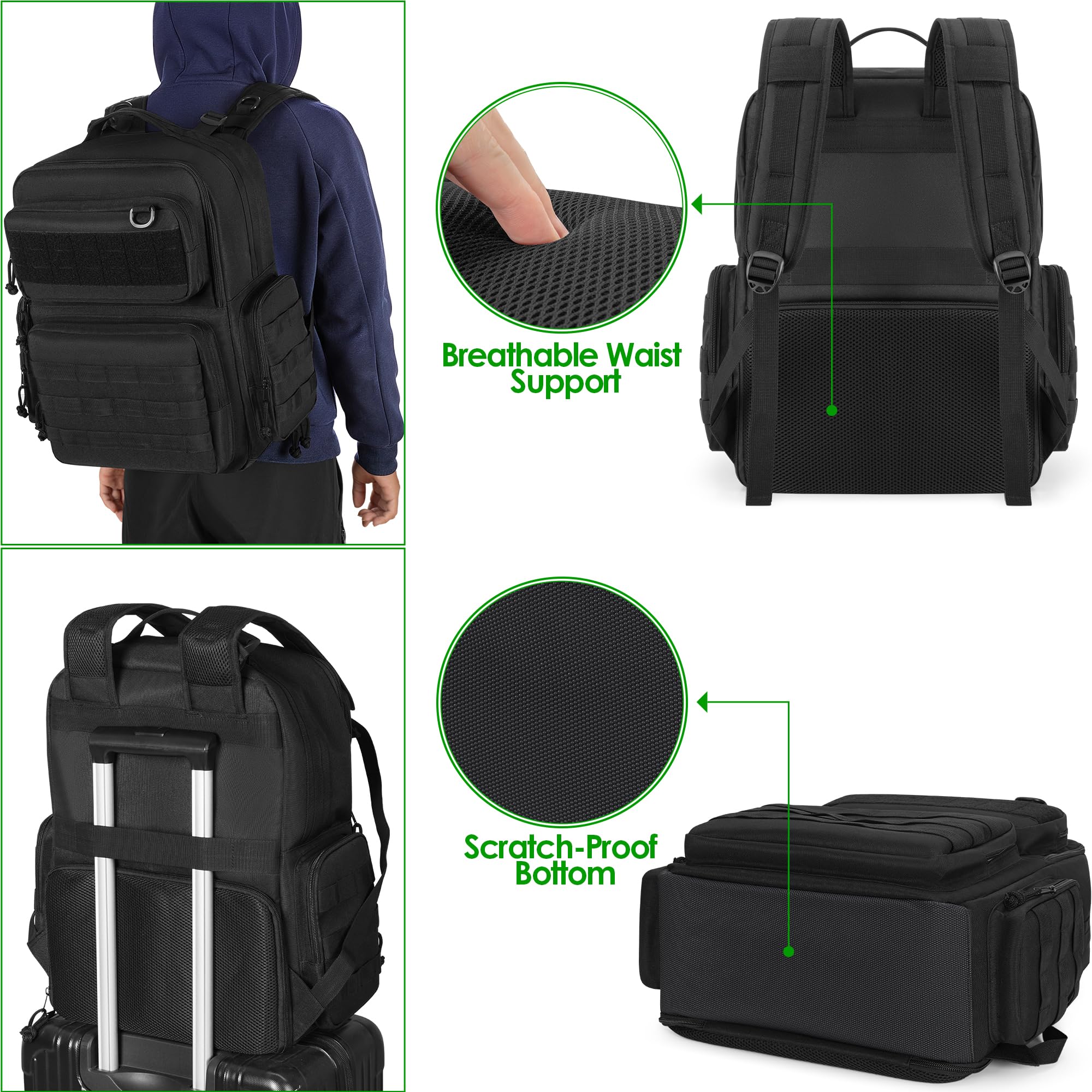 PGmoon Tactical Travel Backpack for Xbox Series X