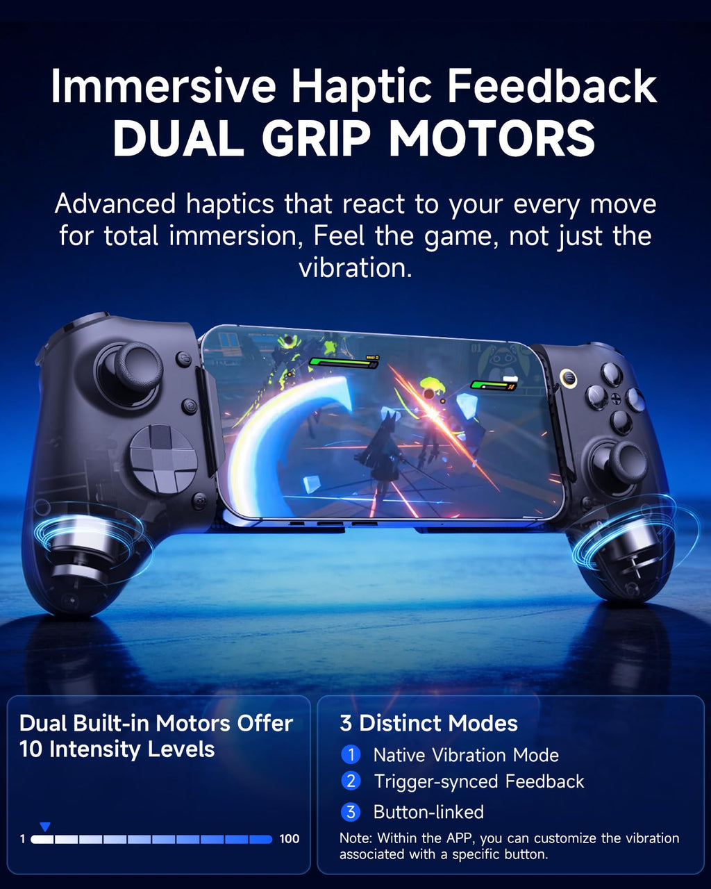 EasySMX M15 USB-C Mobile Gaming Controller with Hall Sticks