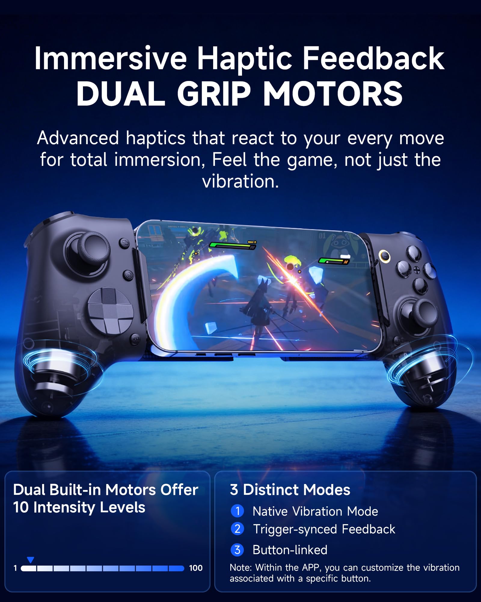 EasySMX M15 USB-C Mobile Gaming Controller with Hall Sticks