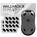 Wallhack Mouse Skates | Premium Universal Skates for Gaming Mice | Ultra-Smooth Glide on Cloth & Glass Pads | Customize Speed & Control | Fast, Easy to Apply