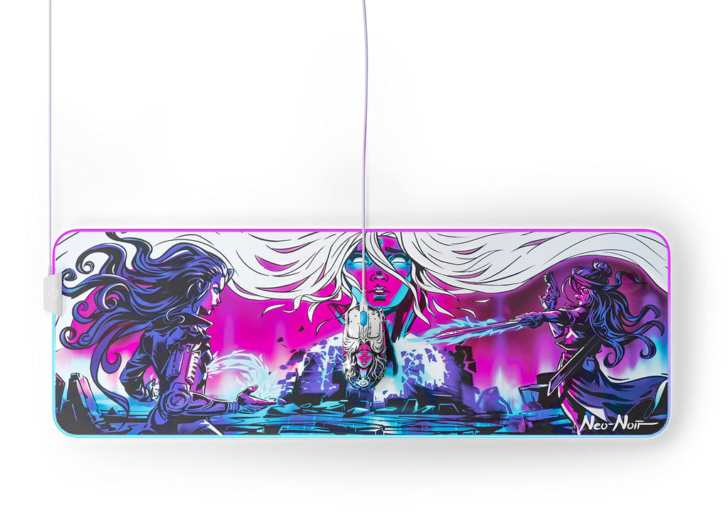 SteelSeries QcK Gaming Mouse Pad - Large Cloth - Optimized for Gaming Sensors