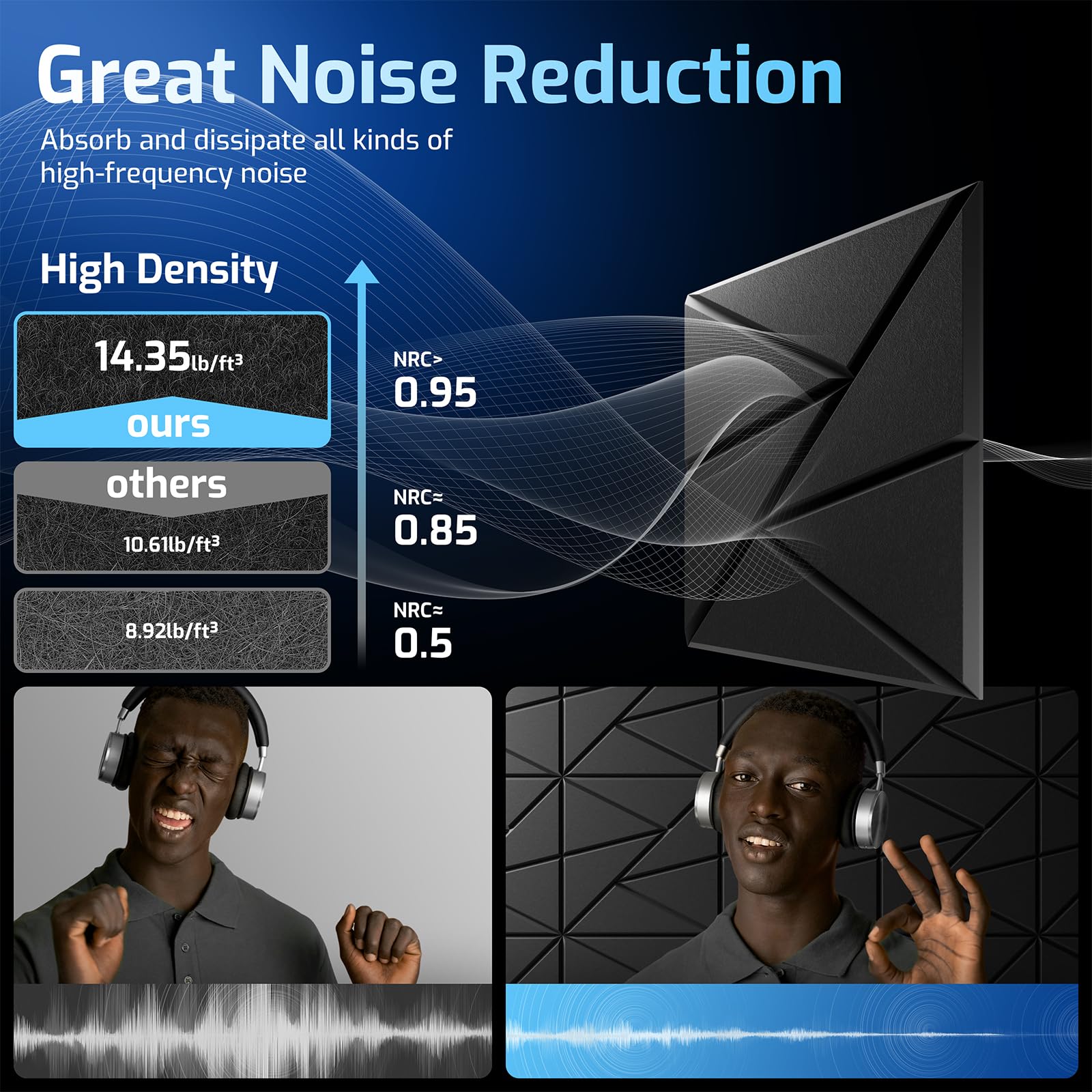 ROOME Self-Adhesive Acoustic Panels for Gaming Studios