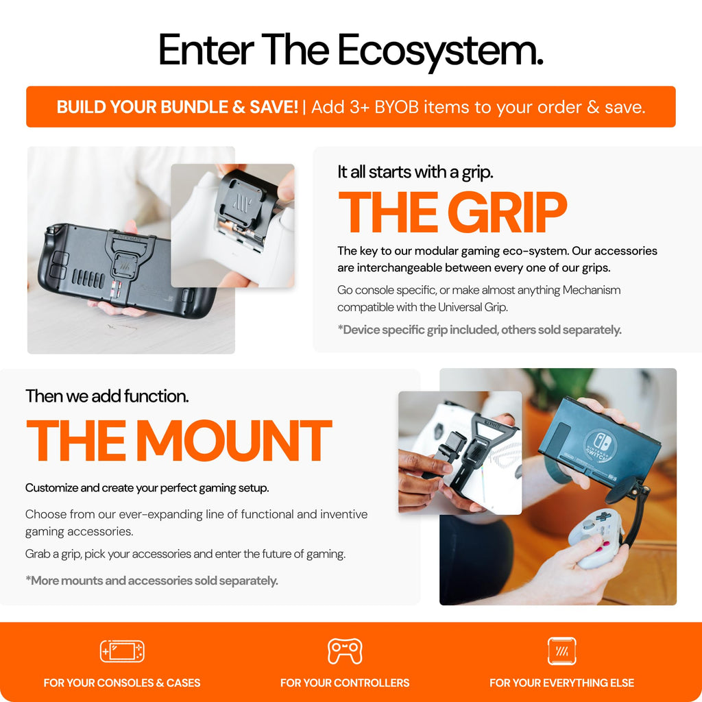 Mechanism Gaming Phone Mount & Controller Bundle
